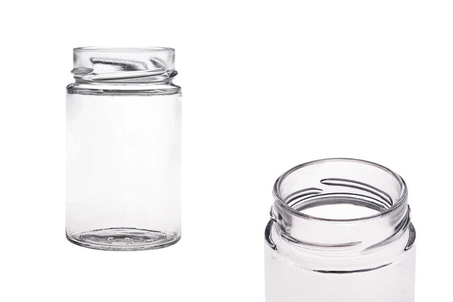 Staklena okrugla tegla 212mL Plus (za T.O. 58 Deep zatvarač) - bez zatvarača-slika_proizvoda