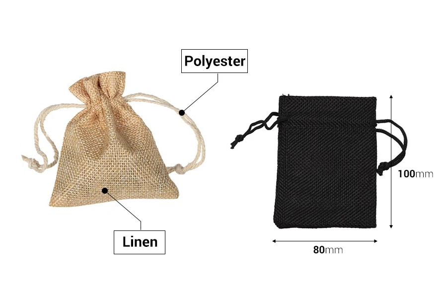 Platnena vrećica 80x100mm - 50 kom-