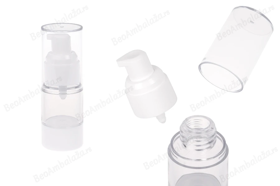 Airless plastična providna flašica 15mL za kreme-slika_proizvoda