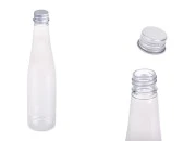 Plastična providna flašica 150mL sa aluminijumskim zatvaračem i zaptivkom - 12 kom