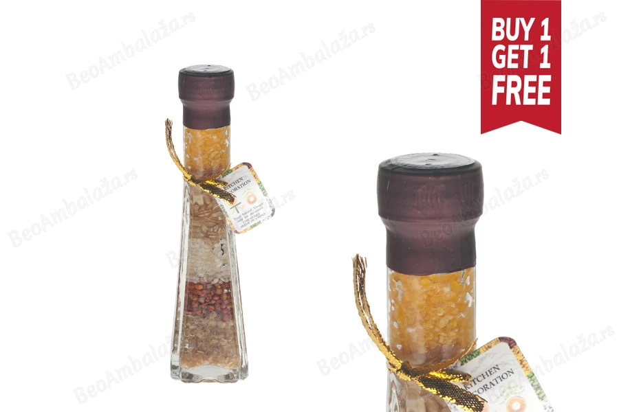 Staklena bočica 50mL sa semenkama, za dekoraciju kuhinje-slika_proizvoda