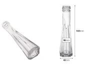 Staklena flašica 50mL za ulje, sirće, piće ili dekoraciju Staklena flašica 50mL za ulje, sirće, piće ili dekoraciju