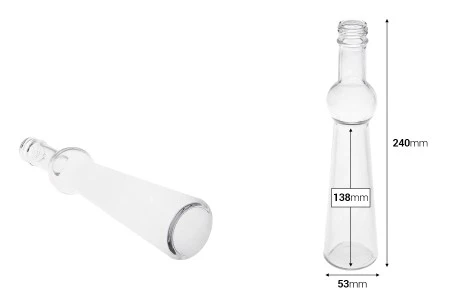 Ukrasna staklena flaša 180mL-2