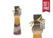 Staklena flašica 100mL sa semenkama, za dekoraciju kuhinje