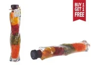 Staklena bočica 320mL sa povrćem, za dekoraciju kuhinje-slika_proizvoda