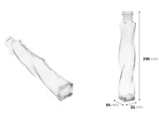 Dekorativna staklena flaša 320mL Dekorativna staklena flaša 320mL