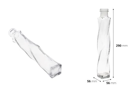 Dekorativna staklena flaša 320mL-2
