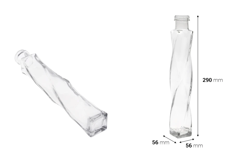 Dekorativna staklena flaša 320mL Dekorativna staklena flaša 320mL