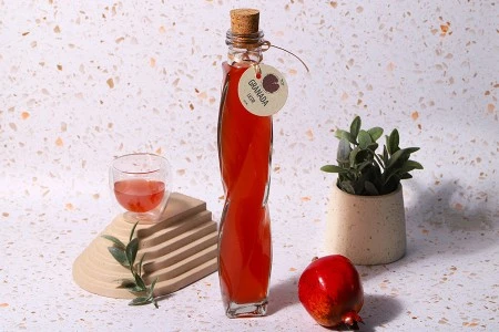 Dekorativna staklena flaša 320mL-3