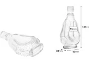 Staklena flaša 130mL Staklena flaša 130mL