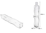 Dekorativna staklena flaša 280mL