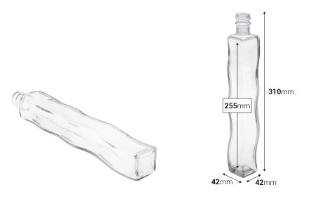 Dekorativna staklena flaša 280mL-2