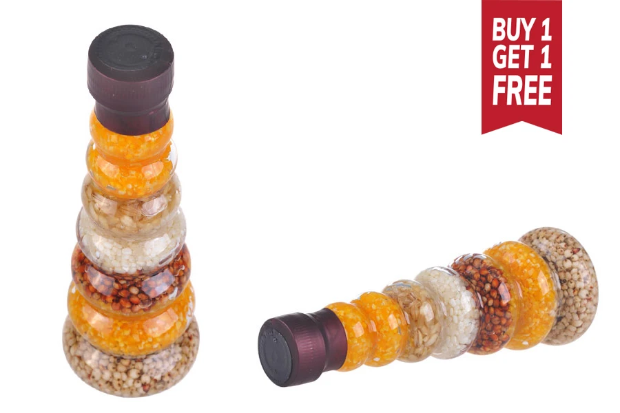 Staklena bočica 100mL sa semenkama, za dekoraciju kuhinje-slika_proizvoda