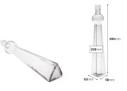 Dekorativna staklena flaša 260mL