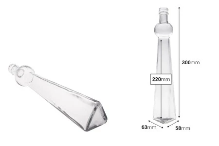 Dekorativna staklena flaša 260mL-2
