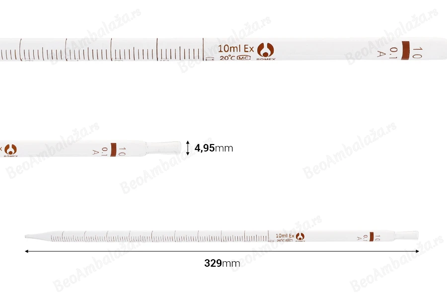 Staklena cev- pipeta 10ml-dimenzije_slike