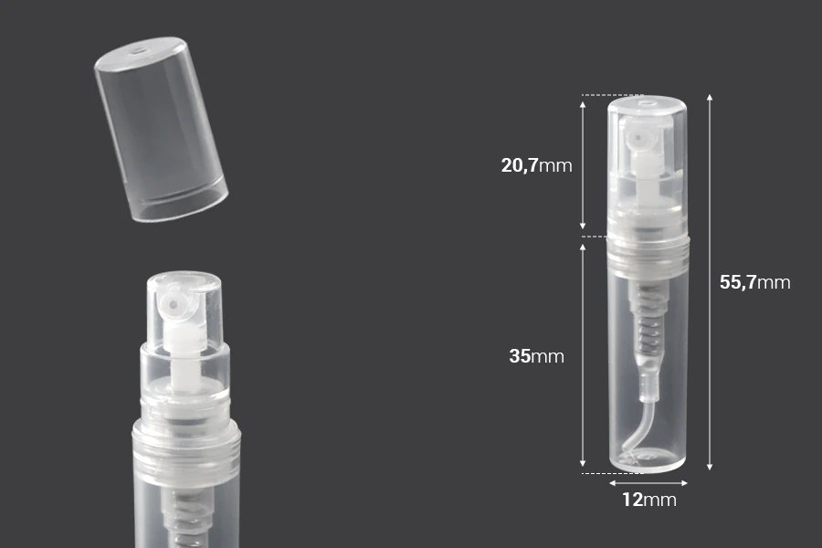 Plastični parfemski sprej 2mL (tester) - 50 kom Plastični parfemski sprej 2mL (tester) - 50 kom