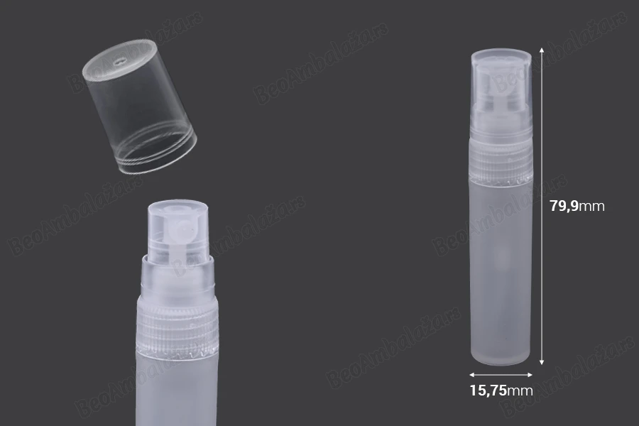 Bočica za parfeme sa sprejom 5mL (tester) plastična - 50 kom-dimenzije_slike