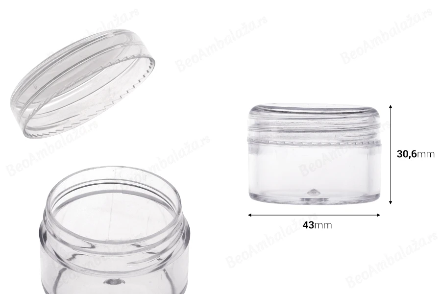 Akrilna kutijica 25mL sa zatvaračem - 12 kom-dimenzije_slike