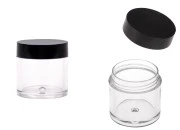 Plastična providna kutijica 10mL sa crnim zatvaračem - 12 kom-slika_proizvoda