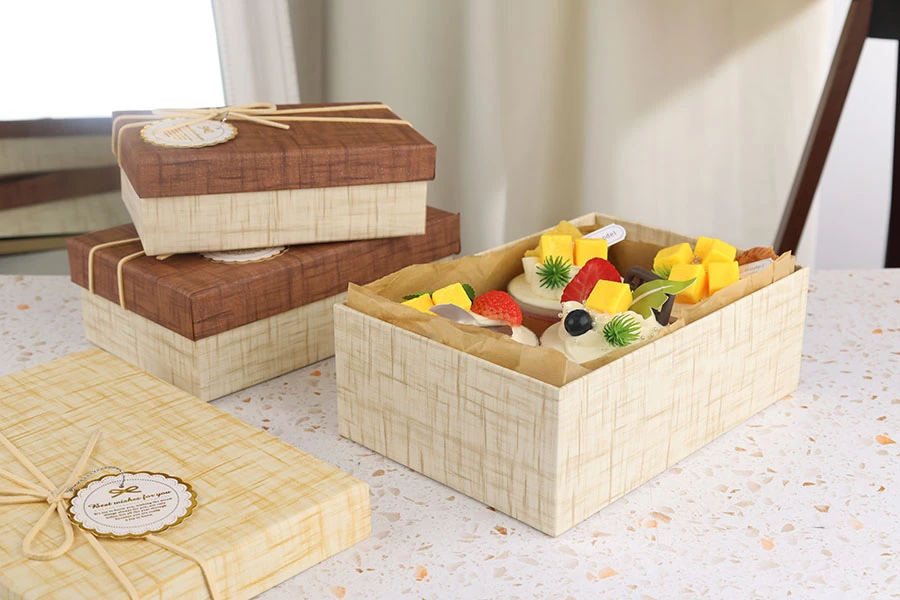 Kartonske poklon kutije sa antilop mašnom - set u 3 veličine-grupa_slika