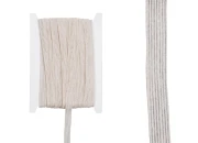 Ukrasna “gro”  traka od lana, bež boje,10mmx10m-slika_proizvoda