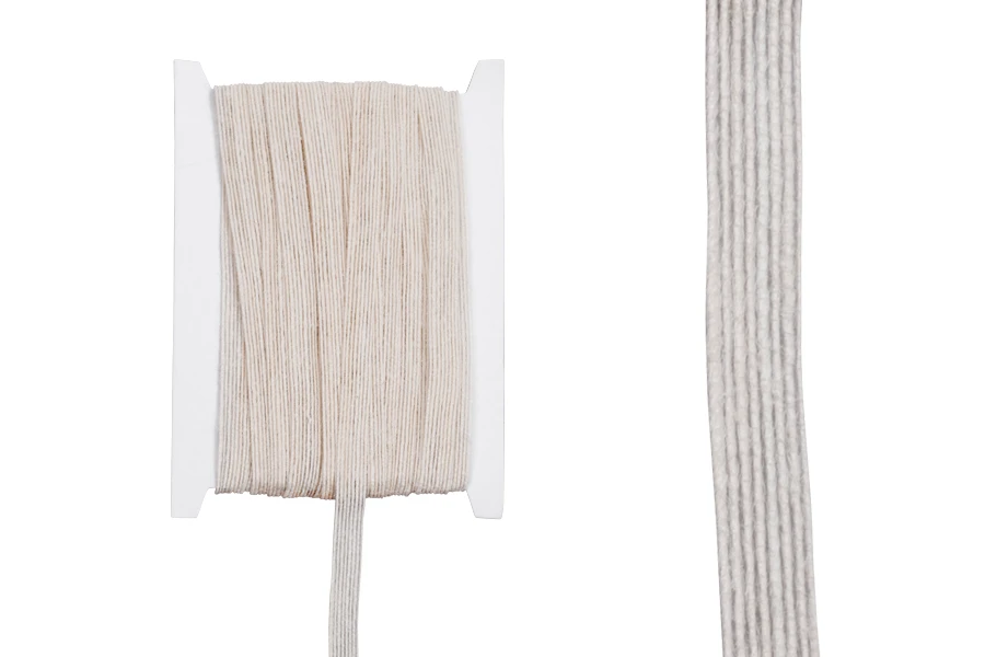 Ukrasna “gro”  traka od lana, bež boje,10mmx10m-slika_proizvoda