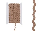 Ukrasna cik-cak traka od lana braon boje, 6mmx10m-slika_proizvoda