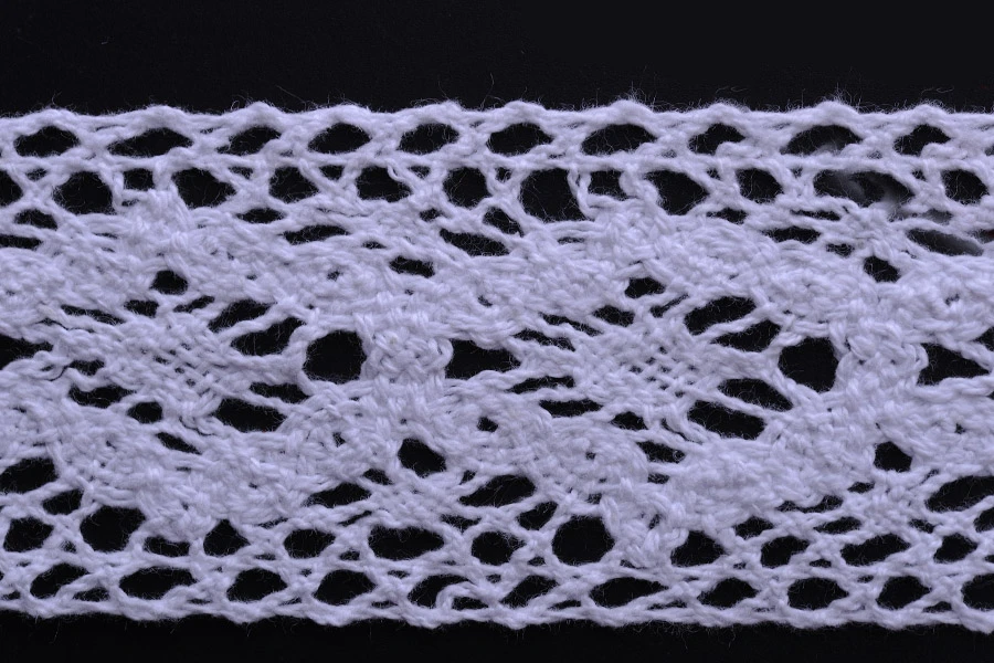 Bela pamučna čipka, širine 45mm - komad je 10 metara-slika_proizvoda