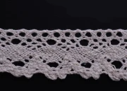 Bež pamučna čipka, širine 28mm - komad je 10 metara-slika_proizvoda