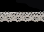 Bež pamučna čipka, širine 25mm - komad je 10 metara-slika_proizvoda