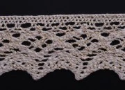 Bež pamučna čipka sa metalnim koncem, širine 45mm - komad je 10 metara-slika_proizvoda