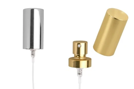 Aluminijumski sprej sa poklopcem za parfemske bočice sa sigurnosnim Crimp zatvaranjem 20mm-1