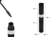 Crna bočica 10mL sa četkicom za maskaru - 6 kom Crna bočica 10mL sa četkicom za maskaru - 6 kom