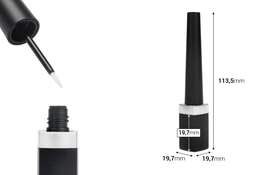 Bočica 8mL sa četkicom za eyeliner - 6 kom Bočica 8mL sa četkicom za eyeliner - 6 kom
