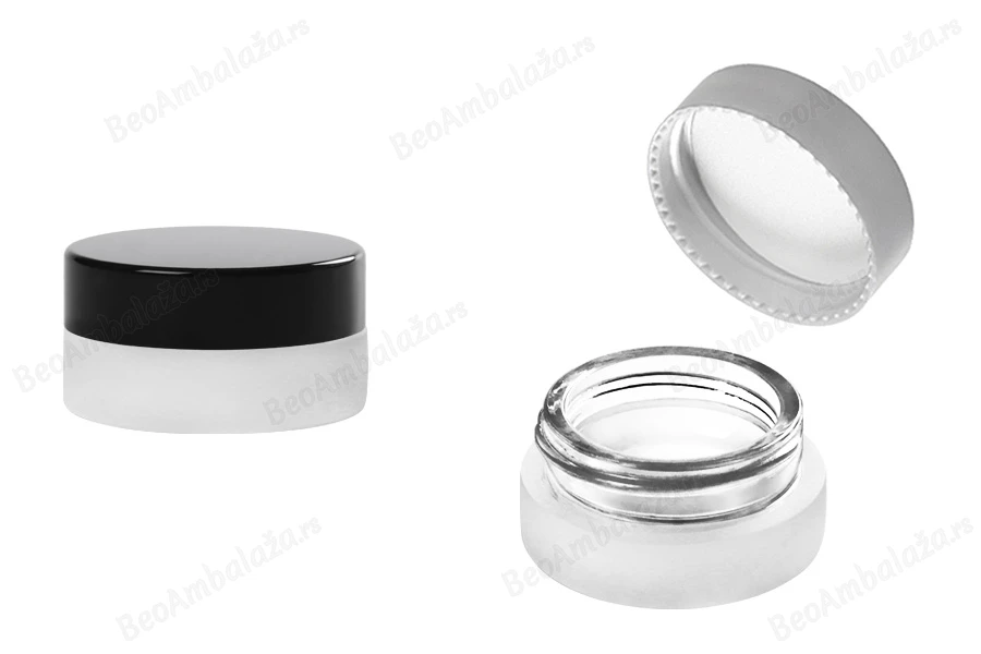 Teglica od peskiranog stakla 5mL, sa zaptivkom i aluminijumskim zatvaračem-slika_proizvoda