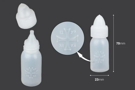 Providna plastična flašica 15mL sa krstom, za svetu vodicu-2