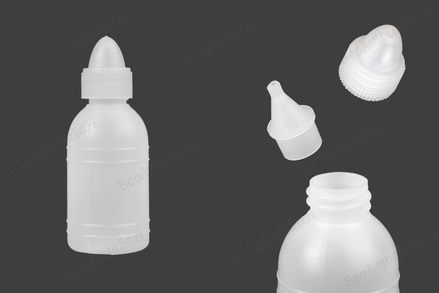 Plastična flašica 50mL za aceton ili svetu vodicu - 12 kom-slika_proizvoda
