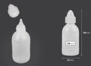 Plastična flašica 50mL za aceton ili svetu vodicu - 12 kom