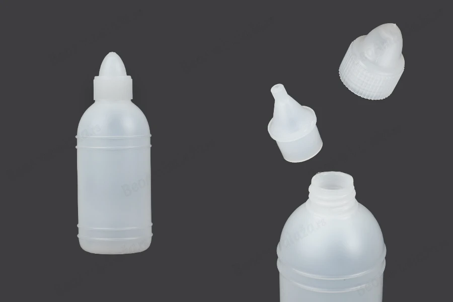 Plastična flašica 100mL, za aceton ili svetu vodicu -12 kom-slika_proizvoda