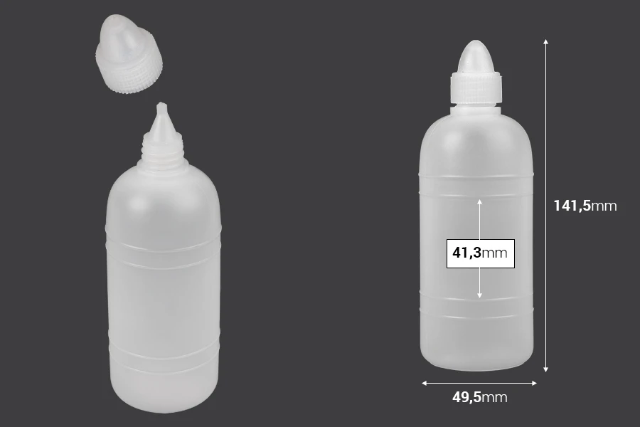 Plastična flašica 200mL za aceton ili svetu vodicu Plastična flašica 200mL za aceton ili svetu vodicu