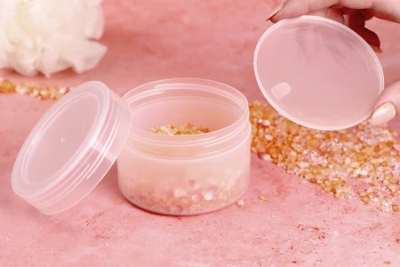 Plastična poluprozirna kutijica 210mL za kremu sa zatvaračem i međupoklopcem - 10kom-3