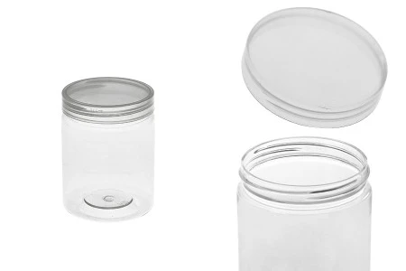 Plastična providna PET kutijica 200mL, sa zatvaračem - 12 kom-1