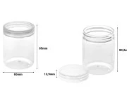 Plastična providna PET kutijica 200mL, sa zatvaračem - 12 kom Plastična providna PET kutijica 200mL, sa zatvaračem - 12 kom