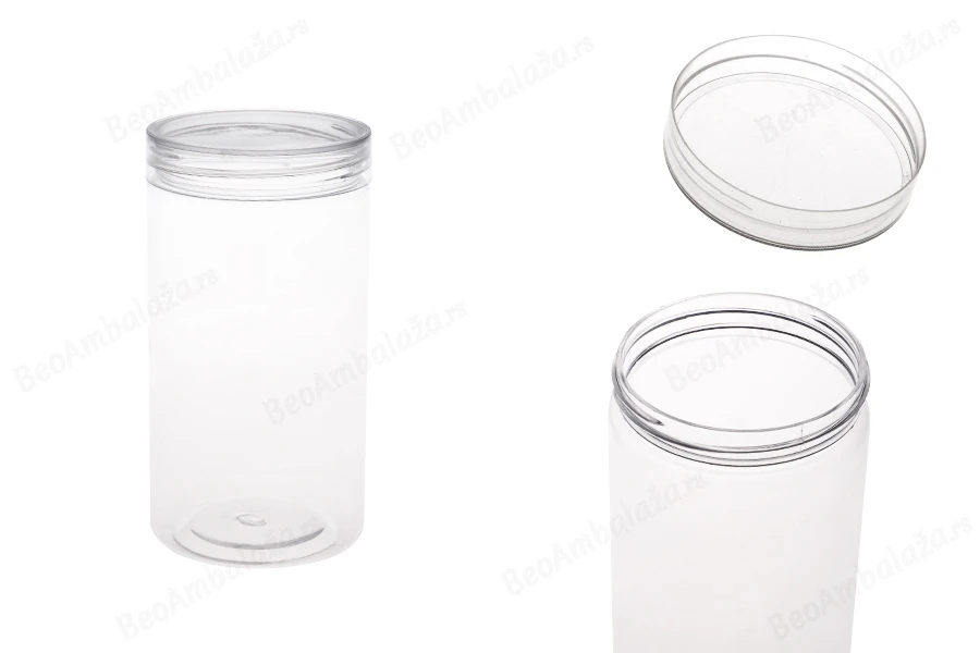 Plastična PET kutija 320mL sa providnim zatvaračem - 12 kom-slika_proizvoda
