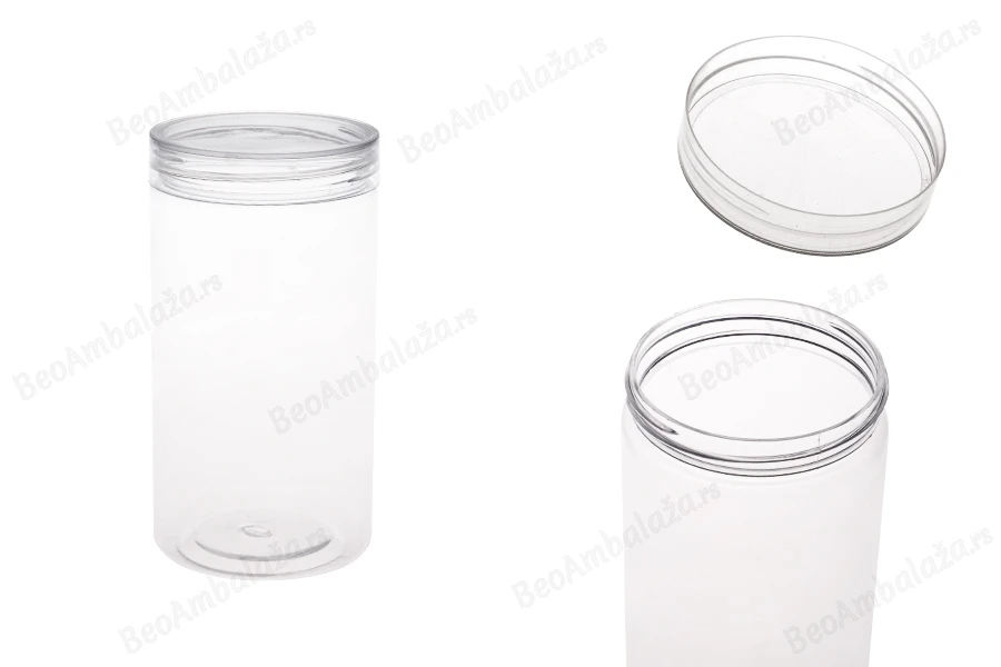 Plastična PET kutija 320mL sa providnim zatvaračem - 12 kom-slika_proizvoda