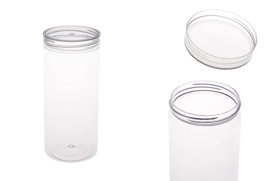 Plastična (PET) kutija 410mL, sa providnim zatvaračem - 6 kom Plastična (PET) kutija 410mL, sa providnim zatvaračem - 6 kom
