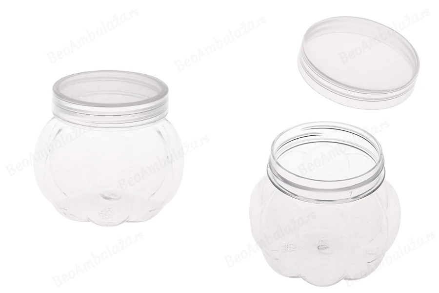 Plastična providna PET kutijica 150mL sa providnim poklopcem - 12 kom-slika_proizvoda