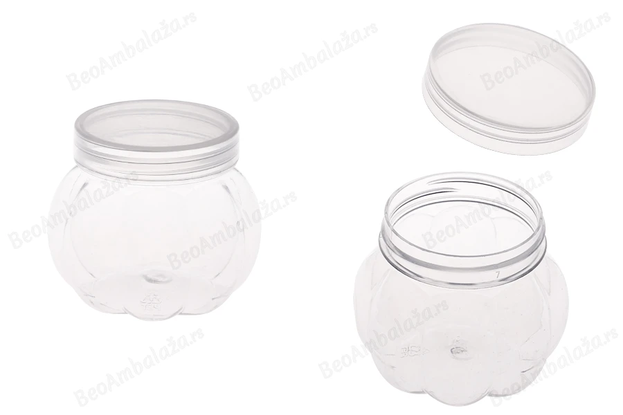 Plastična providna PET kutijica 150mL sa providnim poklopcem - 12 kom-slika_proizvoda