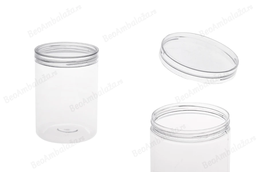 Plastična providna kutijica (PET) od 500 mL, 85x120 mm sa zatvaračem - 6 kom-slika_proizvoda